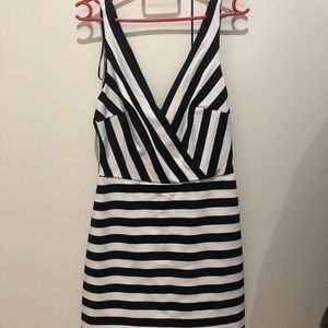 ZARA Trafaluc Stripe Romper XS